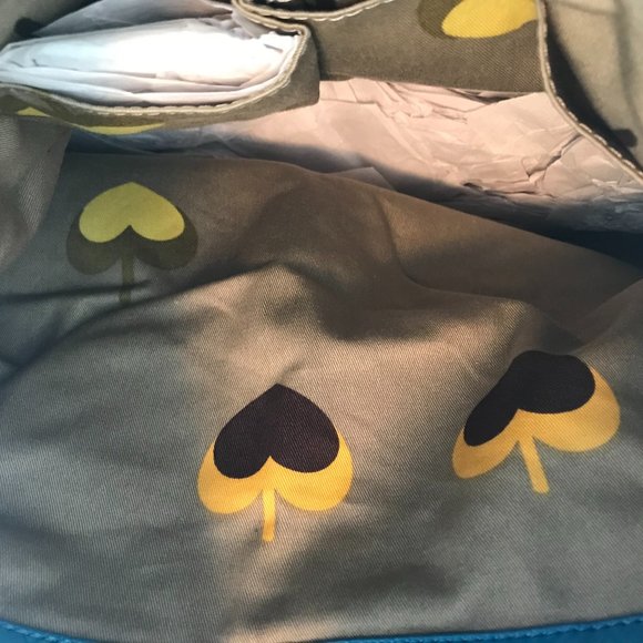 Marc by Marc Jacobs | Navy Blue Bicolor Patent Leather Classic Q Hillier Bag - Picture 9 of 10